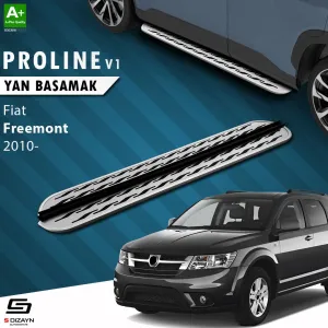 S-Dizayn Fiat Freemont OEM Still Pro V2 Aluminyum Yan Basamak 183 Cm 2010-2020 thumb 1