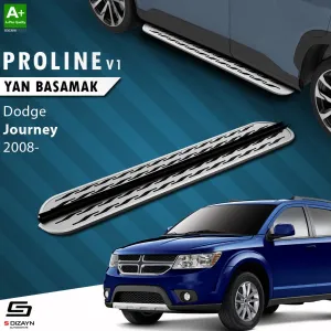 S-Dizayn Dodge Journey OEM Still Pro V2 Aluminyum Yan Basamak 183 Cm 2008-2020 thumb 1