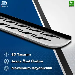 S-Dizayn Citroen C4 3 OEM Still Pro V2 Aluminyum Yan Basamak 183 Cm 2021 Üzeri thumb 4
