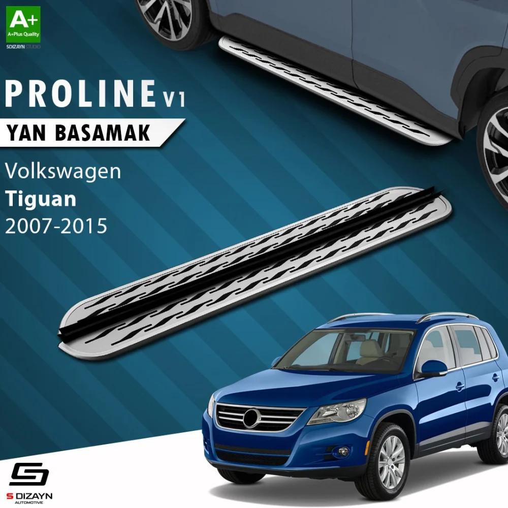 S-Dizayn VW Tiguan OEM Still Pro V2 Aluminyum Yan Basamak 173 Cm 2007-2015
