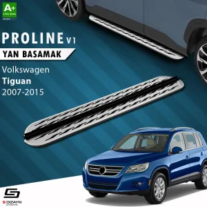 S-Dizayn VW Tiguan OEM Still Pro V2 Aluminyum Yan Basamak 173 Cm 2007-2015 thumb 1