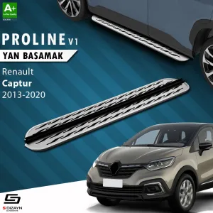 Renault Captur 2013-2019 uyumlu OEM Still Pro V2 Aluminyum Yan Basamak 173 Cm 2013-2020 modelleri DRS Tuning'de. Kaliteli malzeme, hızlı kargo ve güvenli