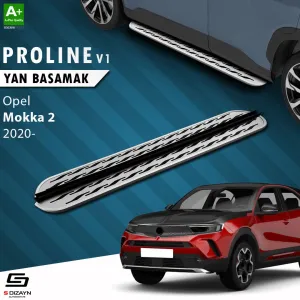Opel Mokka 2020-Günümüz (B) uyumlu 2 OEM Still Pro V2 Aluminyum Yan Basamak 173 Cm 2020 Üzeri modelleri DRS Tuning'de. Kaliteli malzeme, hızlı kargo ve güvenli
