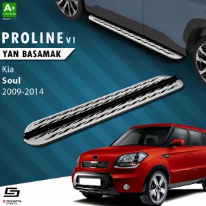 S-Dizayn Kia Soul OEM Still Pro V2 Aluminyum Yan Basamak 173 Cm 2009-2014 thumb 1