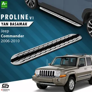 S-Dizayn Jeep Commander OEM Still Pro V2 Aluminyum Yan Basamak 173 Cm 2006-2010 thumb 1
