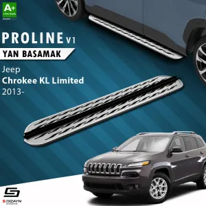 Jeep Cherokee 2013-2023 (KL) uyumlu KL OEM Still Pro V2 Aluminyum Yan Basamak 173 Cm 2013-2023 modelleri DRS Tuning'de. Kaliteli malzeme, hızlı kargo ve