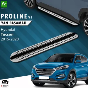 Hyundai Tucson 2015-2020 (TL) uyumlu 3 OEM Still Pro V2 Aluminyum Yan Basamak 173 Cm 2015-2020 modelleri DRS Tuning'de. Kaliteli malzeme, hızlı kargo ve