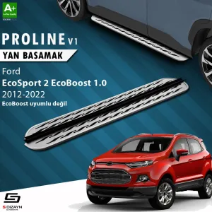 Ford EcoSport 2012-2023 (B515) uyumlu 2 OEM Still Pro V2 Aluminyum Yan Basamak 173 Cm 2018-2022 modelleri DRS Tuning'de. Kaliteli malzeme, hızlı kargo ve