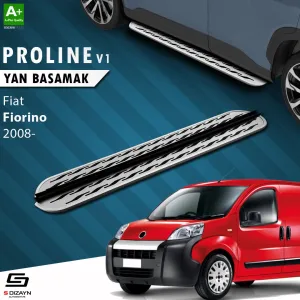 S-Dizayn Fiat Fiorino OEM Still Pro V2 Aluminyum Yan Basamak 173 Cm 2008 Üzeri thumb 1