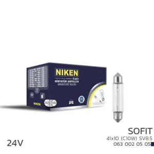 Niken uyumlu 24V Sofit Ampul 41X10 (C10W) Sv8.5 10 LU modelleri DRS Tuning'de. Kaliteli malzeme, hızlı kargo ve güvenli alışverişle hemen inceleyin.