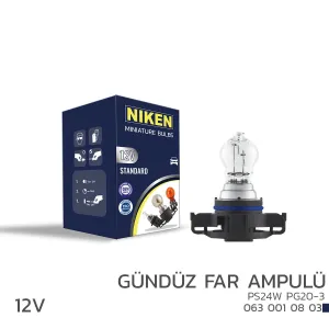 Niken uyumlu 12V PS24W Gündüz Far Ampulü (PG20-3) 10’Lu modelleri DRS Tuning'de. Kaliteli malzeme, hızlı kargo ve güvenli alışverişle hemen inceleyin.