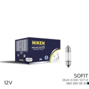 Niken uyumlu 12V Sofit Ampul 28X8 (C3W) Sv7-8 10 LU modelleri DRS Tuning'de. Kaliteli malzeme, hızlı kargo ve güvenli alışverişle hemen inceleyin.
