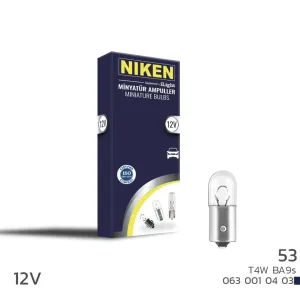 Niken uyumlu 12V 53 Ampul (T4W) BA9S 10 LU modelleri DRS Tuning'de. Kaliteli malzeme, hızlı kargo ve güvenli alışverişle hemen inceleyin.