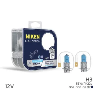 Niken uyumlu 12V H3 55W Beyaz Işık Ampul PK22s 5000K modelleri DRS Tuning'de. Kaliteli malzeme, hızlı kargo ve güvenli alışverişle hemen inceleyin.