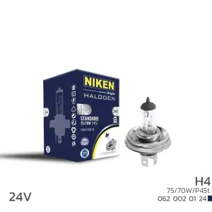 Niken uyumlu 24V H4 75W/70W Halojen Ampul P45T modelleri DRS Tuning'de. Kaliteli malzeme, hızlı kargo ve güvenli alışverişle hemen inceleyin.
