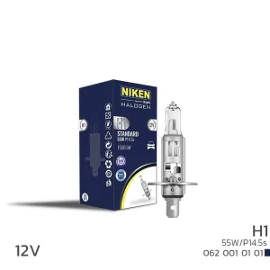 12V H1 55W Halojen Ampul P14.5S