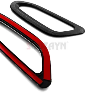 S-Dizayn Fiat Egea Siyah ABS Plastik Sinyal Çerçevesi 2 Prç. ABS Plastik Dolgulu 2015 Üzeri thumb 5