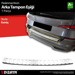 Skoda Kamiq 2019-Günümüz (NW4) uyumlu Krom Arka Tampon Eşiği 2019 Üzeri modelleri DRS Tuning'de. Kaliteli malzeme, hızlı kargo ve güvenli alışverişle hemen