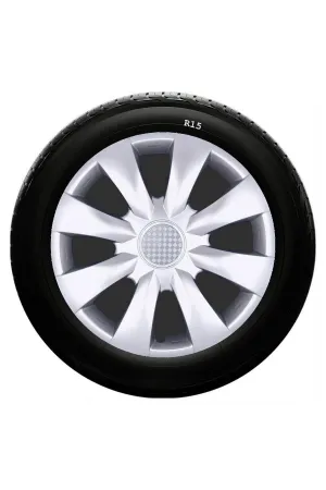 Opel Uyumlu 15 Inc Kırılmaz SKS Jant Kapağı 1 Takım 4 Adet No:316 thumb 1
