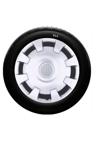 Opel Uyumlu 15 Inc Kırılmaz SKS Jant Kapağı 1 Takım 4 Adet No:303 thumb 1