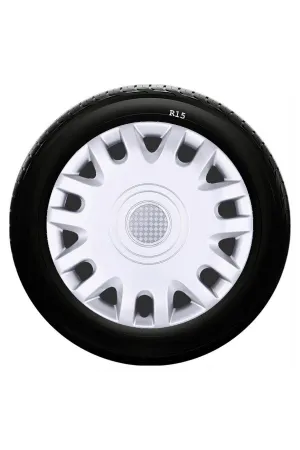 Nissan Uyumlu 15 Inc Kırılmaz SKS Jant Kapağı 1 Takım 4 Adet No:333 thumb 1