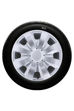 Mazda Uyumlu 15 Inç Kırılmaz SKS Jant Kapağı 1 Takım 4 Adet No:321 thumb 1