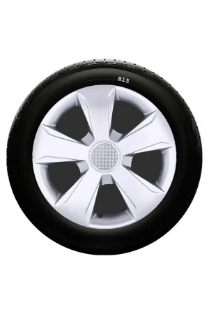 Mazda Uyumlu 15 Inc Kırılmaz SKS Jant Kapağı 1 Takım 4 Adet No:331 thumb 1