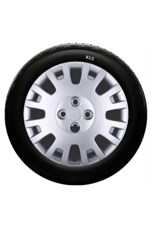 Hyundai Uyumlu Uyumlu 15 Inc Kırılmaz SKS Jant Kapağı 1 Takım 4 Adet No:322 thumb 1