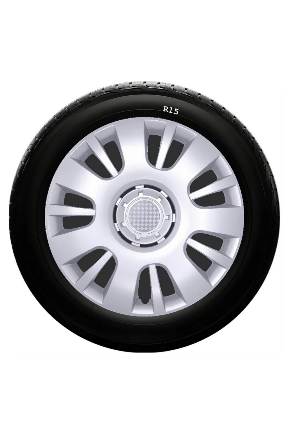Ford Uyumlu 15 Inc Kırılmaz SKS Jant Kapağı 1 Takım 4 Adet No:312