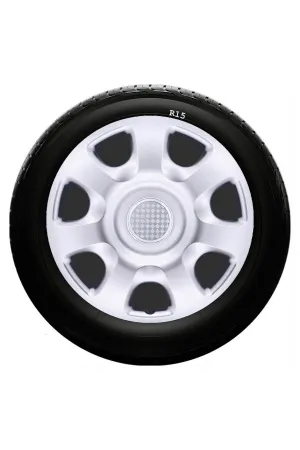 Chevrolet Uyumlu 15 Inç Kırılmaz SKS Jant Kapağı 1 Takım 4 Adet No:336 thumb 1