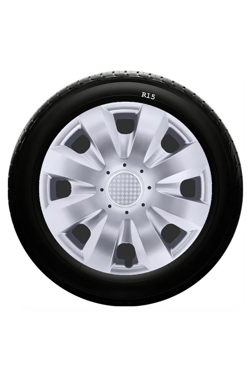 Chevrolet Uyumlu 15 Inç Kırılmaz SKS Jant Kapağı 1 Takım 4 Adet No:321