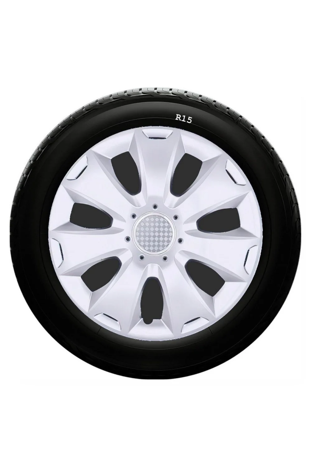 Chevrolet Uyumlu 15 Inc Kırılmaz SKS Jant Kapağı 1 Takım 4 Adet No:335