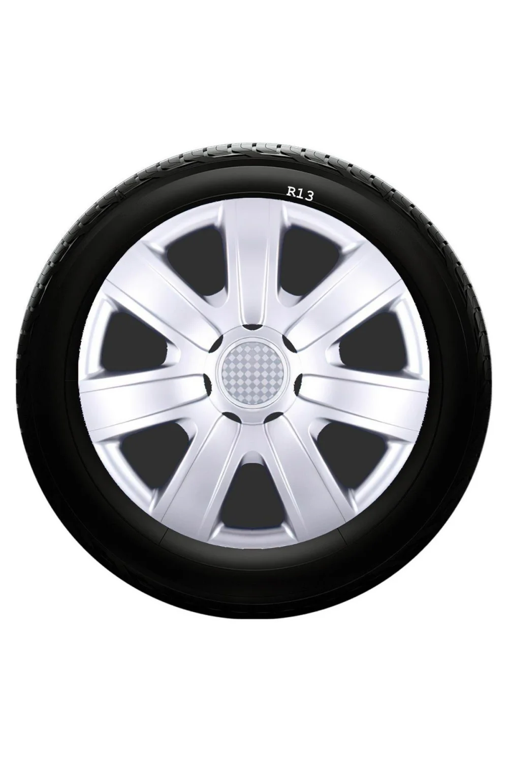 Chevrolet Uyumlu 13 Inç Kırılmaz SKS Jant Kapağı 1 Takım 4 Adet No:104