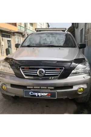 Cappafe Kıa Sorento Ön Kaput Koruyucu Rüzgarlık Eki (abs) 2 Prç 2002-2006 thumb 2