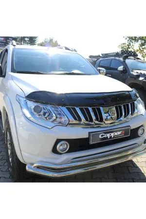 Cappafe Mitsubishi L200 Ön Kaput Koruma Rüzgarlık 4mm (abs) 15-19DRS Tuning kalitesiyle tanışın! Özel olarak Mitsubishi  model araçlar için üretilen bu ürün, ot