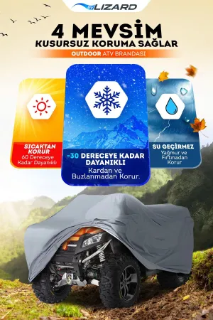 Cfmoto CF625 ATR-EPS Uyumlu Su Geçirmez  ATV Brandası thumb 3