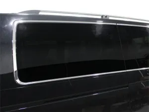 VW Transporter T6.1 Cam Çerçevesi 14 Prç. Krom (K.Ş.) Çift Sürgü 2020 ve Sonrası thumb 2