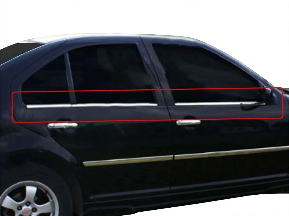 VW Bora Cam Çıtası 4 Prç  Krom 1998-2004
