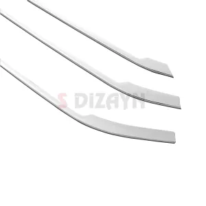 S-Dizayn Renault Express Krom Ön Tampon Çıtası 3 Prç 2021 Üzeri thumb 4