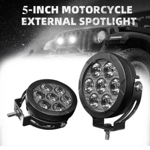 Offroad sis lambası sarı-beyaz çift kapaklı set 12-60v /  LASS371 thumb 5