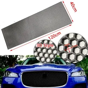 Boğaziçi uyumlu Bal Peteği Dizayn 3D Style ABS Plastik Panjur Teli 120x40 cm Siyah modelleri DRS Tuning'de. Kaliteli malzeme, hızlı kargo ve güvenli