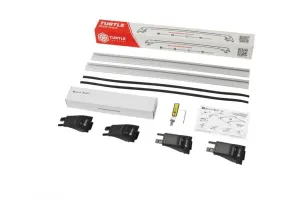 Turtle Mitsubishi Uyumlu Airtrek (Mk1) Suv  Tourmaline V1 Ara Atkı Gri Set 2'li thumb 5