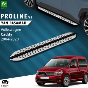 S-Dizayn VW Caddy 3 OEM Still Pro V1 Aluminyum Yan Basamak 193 Cm 2004-2020 thumb 1