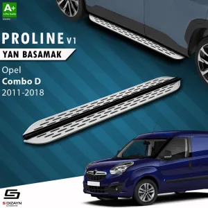 S-Dizayn Opel Combo D OEM Still Pro V1 Aluminyum Yan Basamak 193 Cm 2011-2015 thumb 1