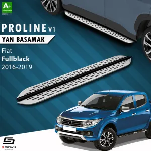 S-Dizayn Fiat Fullback OEM Still Pro V1 Aluminyum Yan Basamak 193 Cm 2016-2019 thumb 1