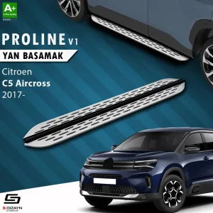 S-Dizayn Citroen C5 Aircross OEM Still Pro V1 Aluminyum Yan Basamak 193 Cm 2017 Üzeri						                Araca &Ouml;zel A+Kalite Yan Basamak&Uuml;r&uuml;n ar