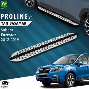 S-Dizayn Subaru Forester 4 OEM Still Pro V1 Aluminyum Yan Basamak 183 Cm 2012-2019 A+ Kalite						                Araca &Ouml;zel A+Kalite Yan Basamak&Uuml;r&uu