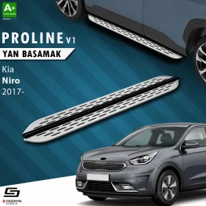 S-Dizayn Kia Niro OEM Still Pro V1 Aluminyum Yan Basamak 183 Cm 2017 Üzeri thumb 1