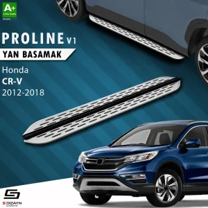 S-Dizayn Honda CR-V 4 OEM Still Pro V1 Aluminyum Yan Basamak 173 Cm 2012-2018 A+ Kalite						                Araca &Ouml;zel A+Kalite Yan Basamak&Uuml;r&uuml;n 