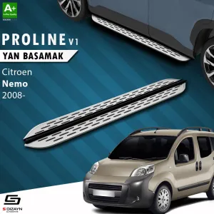 S-Dizayn Citroen Nemo OEM Still Pro V1 Aluminyum Yan Basamak 173 Cm 2008-2017 thumb 1